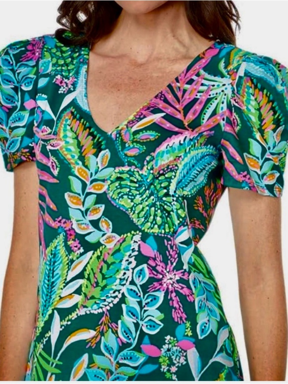 Lilly Pulitzer Aleece Jungle Print Mini Dress L - Picture 5 of 7